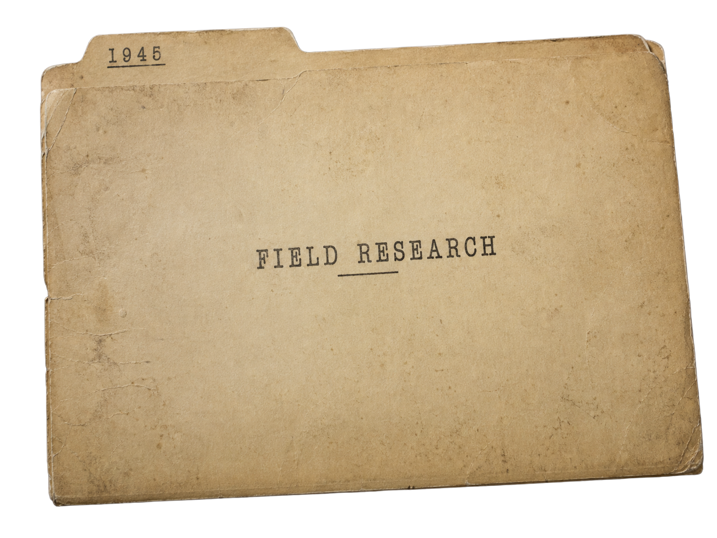 1945 Field Research folder
